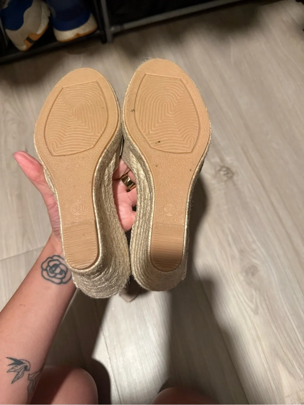Women’s Espadrille Wedge Tie-Up Shoes. Casa Hernánz, Madrid .